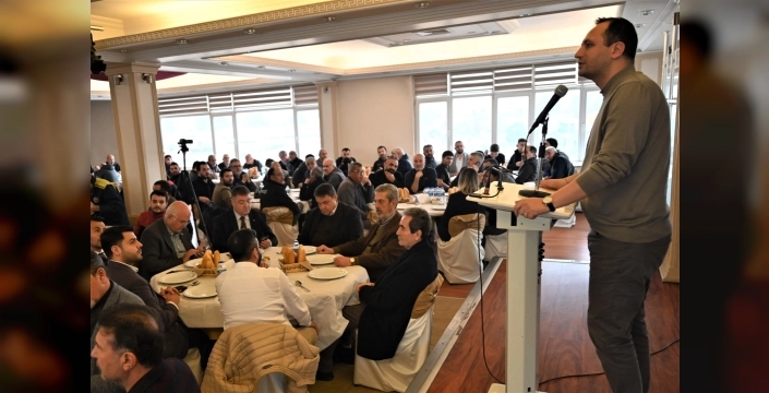 Bornova Belediye Başkanı Eşki, sanayi esnafıyla bir araya geldi