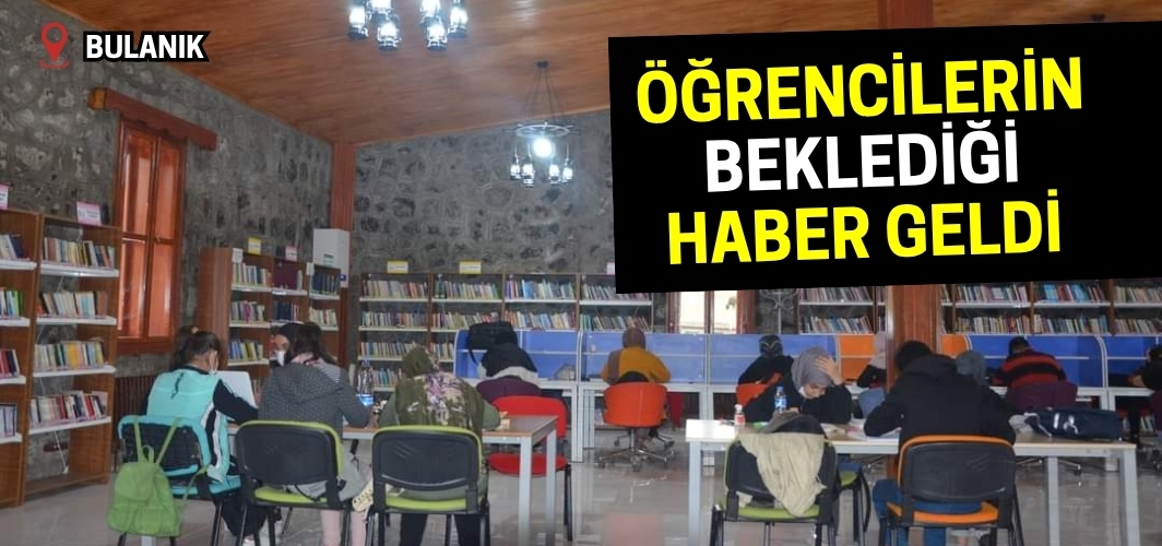 Bulanık’ta öğrencilerin beklediği haber geldi: Kaymakamlık müjdeyi verdi!