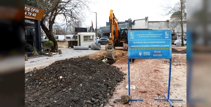 Bursa'da altyapı ve üstyapı çalışmaları hız kesmeden devam ediyor
