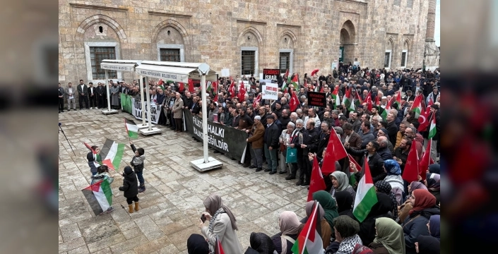 Bursa'da gönüllü kuruluşlardan Filistin'e destek çağrısı