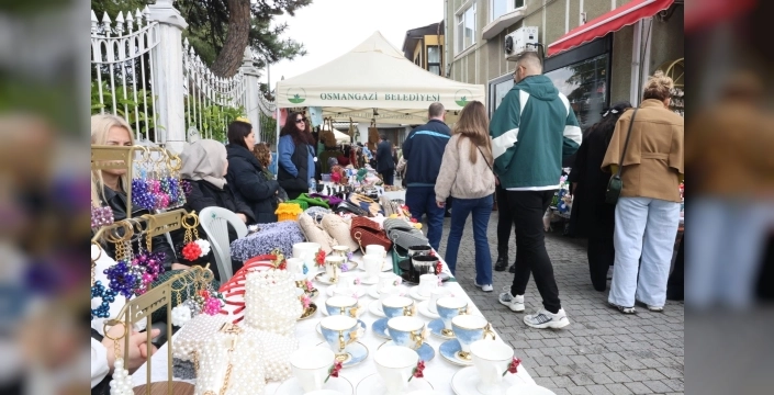 Bursa'da kadın girişimciler, fetih gününde büyük ilgi gördü