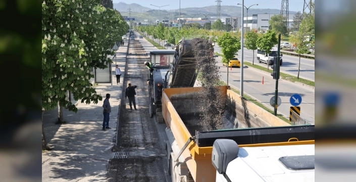 Bursa terminal yolunda yenileme operasyonu başladı