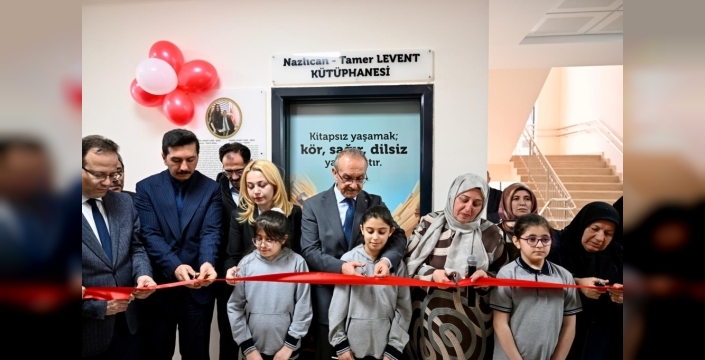 Depremde yitirilen genç hakimler için Şehit Kemal Özalper Ortaokulunda kütüphane açıldı: Bir vefa borcu