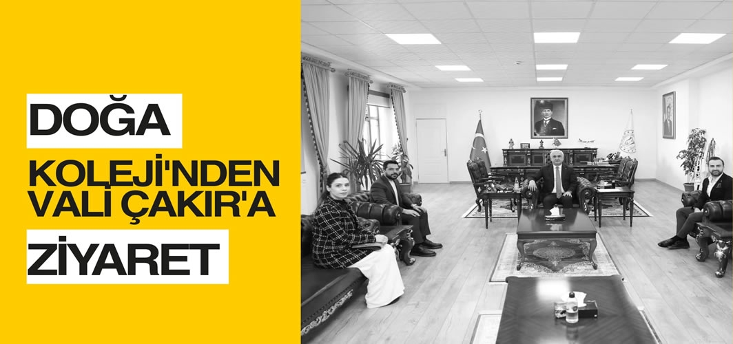 Doğa Koleji’nden Vali Avni Çakır’a ziyaret