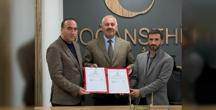 Doğanşehir'de merhum Ahmet Budak için taziye evi protokolü imzalandı