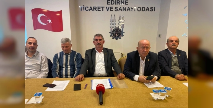 Edirne'deki ziraat odalarından girdi maliyetleri için acil destek çağrısı