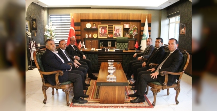 Elazığ Milli Eğitim Müdürü Şahin, Ağın Belediye Başkanı Çakar'ı ziyaret etti