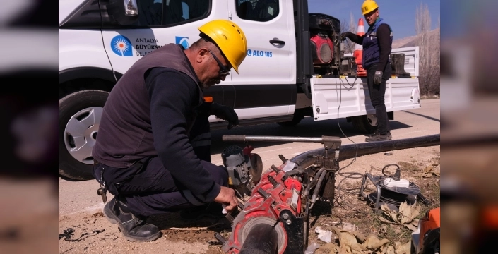 Elmalı'da içme suyu altyapısı yenileniyor