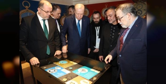 Erdoğan'dan nadir cep saatleri koleksiyonuna özel ziyaret