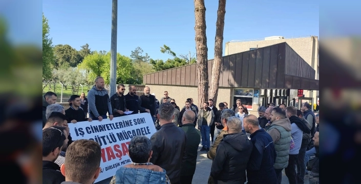 Fabrikalarda haykırış: 'İş cinayetleri son bulsun!