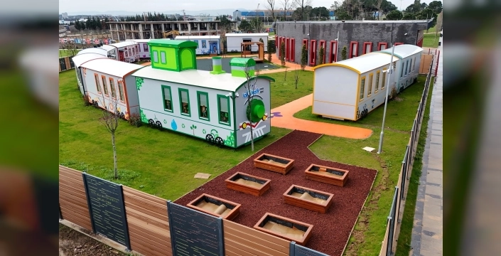 Gebze'de 'Lokomotif Çocuk Köyü' 23 Nisan'da açılıyor, eğlence ve eğitim bir arada