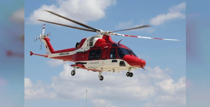 Gökbey hava ambulansı ile sağlıkta bağımsızlık hedefleniyor