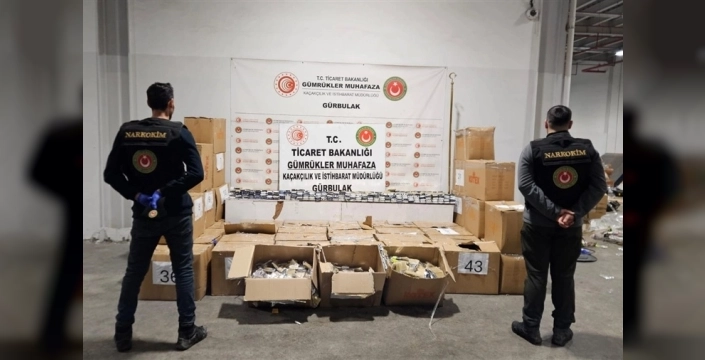 Gümrüklerde büyük operasyon: 3 ayda 21,8 milyar TL'lik kaçak eşya ve uyuşturucu ele geçirildi