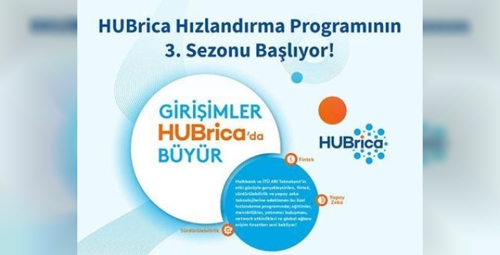 HUBrica Hızlandırma Programı'nın üçüncü dönem başvuruları açıldı