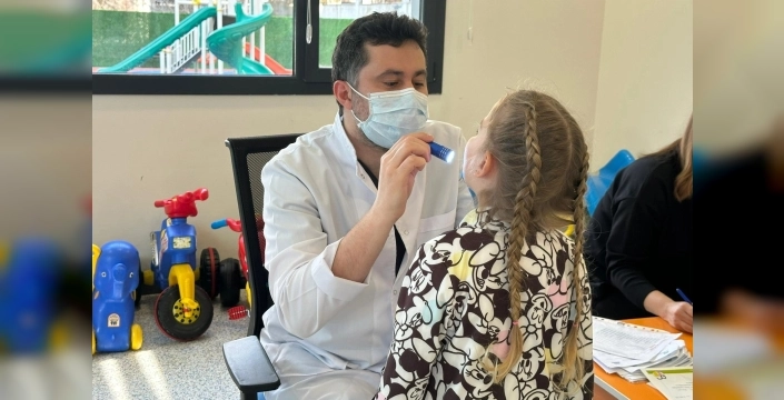 İstanbul'da Yuvamız Bakırköy'de çocuklara sağlık taraması yapıldı