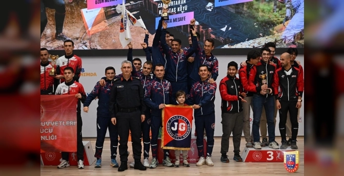 Jandarma Gücü oryantiringte Türkiye Şampiyonu oldu
