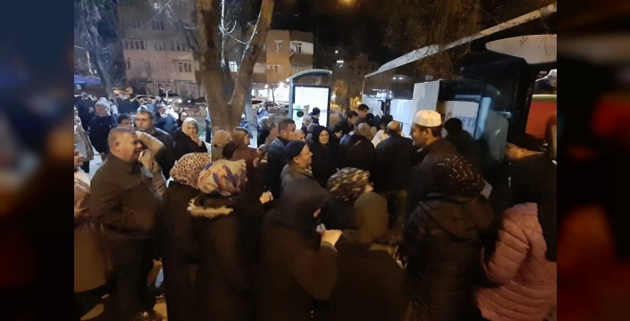Keşan'dan umre kafilesi dualarla yola çıktı