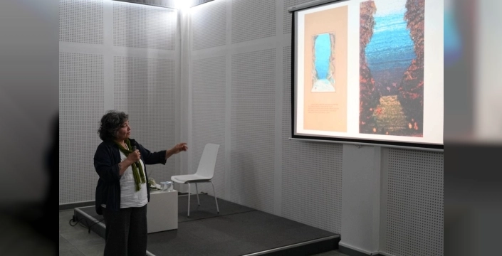 Kocaeli'de 'Doku Renk ve İzler' sergisi sanatseverlerle buluştu