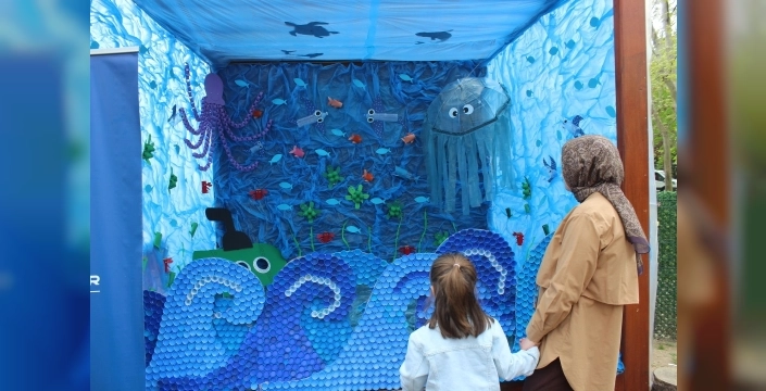 Kocaeli'de geri dönüşüm rüzgarı; çocuklar sanatı ve çevre bilincini buluşturdu