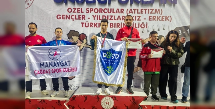 Konya'dan çıkan özel sporcular Samsun'da madalyaları topladı: Muhammed Eren ve Azize'den çifte zafer