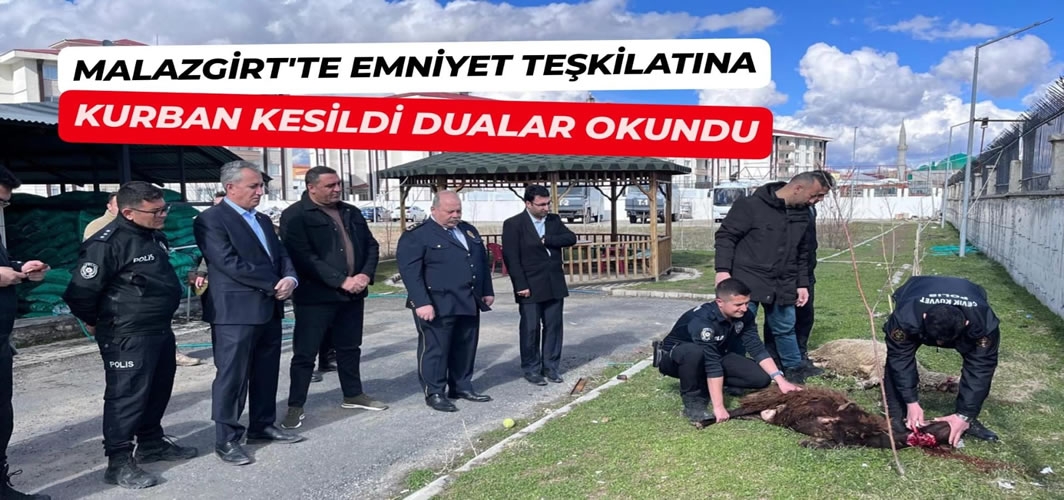 Malazgirt’te emniyet teşkilatına vefa ziyareti