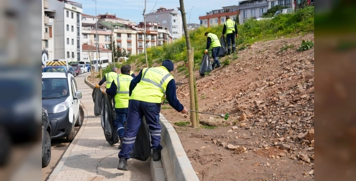 Maltepe'de bahar temizliği seferberliği: Zümrütevler pırıl pırıl oldu!