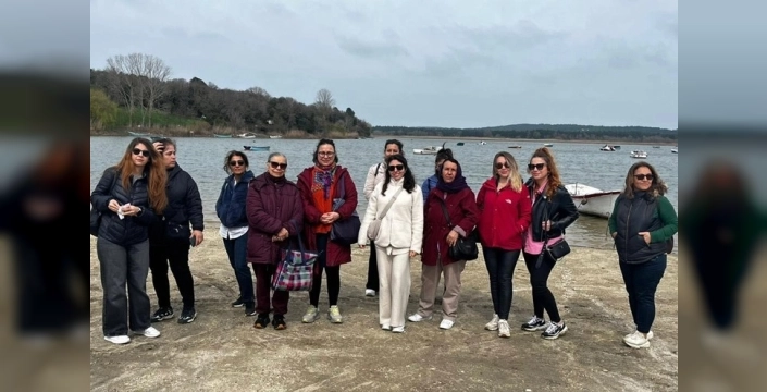 Maltepeliler, Terkos Gölü'nde doğa ve tarih keyfi yaşadı
