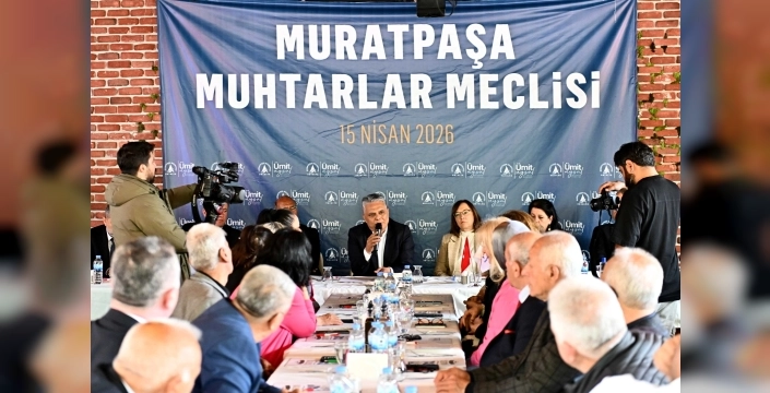 Muratpaşa'da muhtarlar, belediye ile bir araya geldi