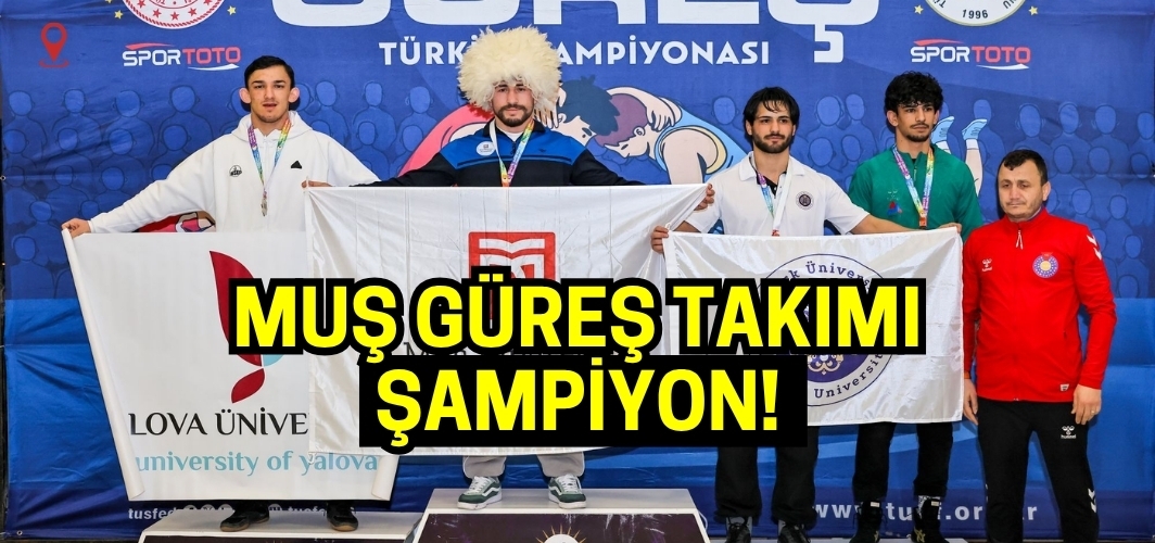 Muş Alparslan Üniversitesi Güreş Takımı Türkiye Şampiyonası’na Damga Vurdu!