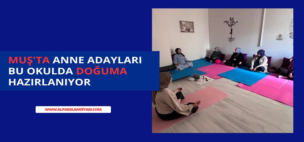 Muş Devlet Hastanesi’nde Gebe Okulu eğitimleri sürüyor