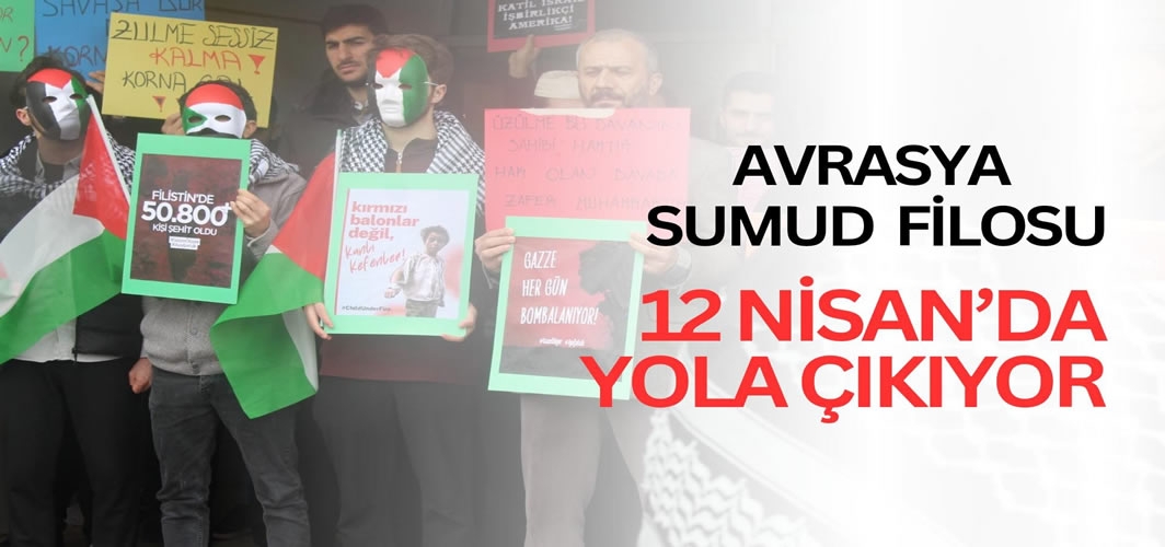 Muş’ta Avrasya Sumud Filosu için basın açıklaması