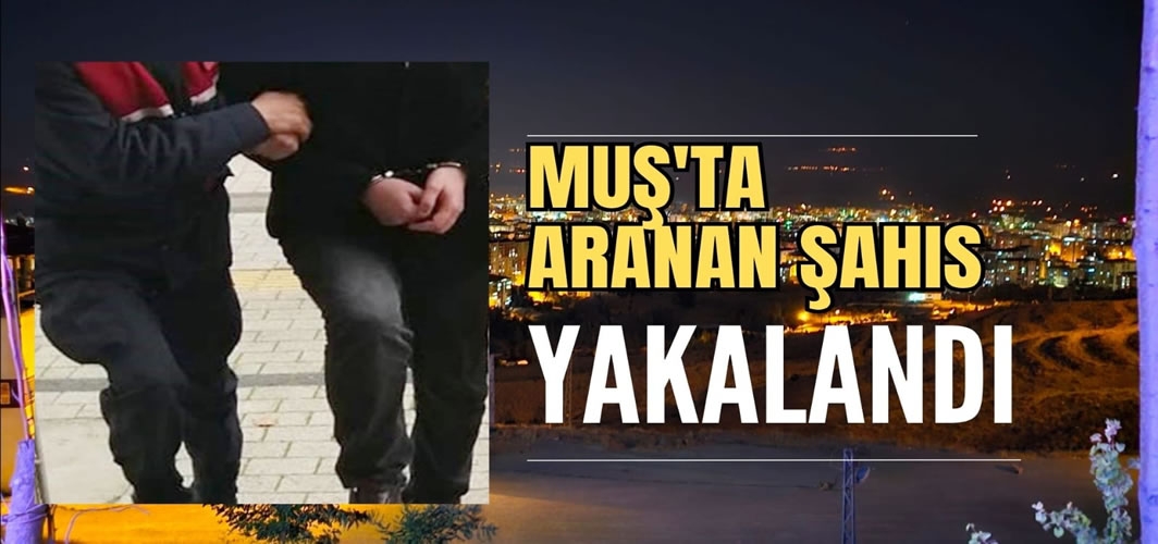 Muş’ta hapis cezası bulunan şahıs jandarmadan kaçamadı