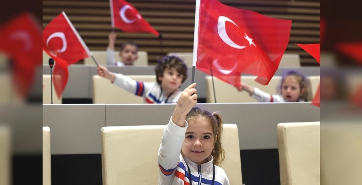 Nilüfer Barış Meclisi'nde çocuklar 23 Nisan'ı kutladı