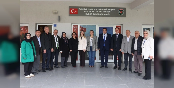 Nilüfer Belediyesi'nden gazilere ve şehit ailelerine anlamlı ziyaret