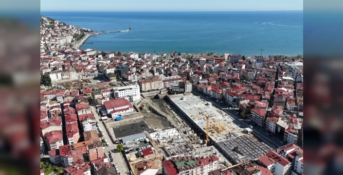 Ordu'nun Millet Bahçesi, 2000 araçlık dev otoparkıyla şekilleniyor