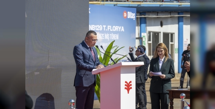 Türk denizciliğinde yeni dönem: RMK Marine, Ditaş Denizcilik için tasarladığı T. Florya'yı suya indirdi