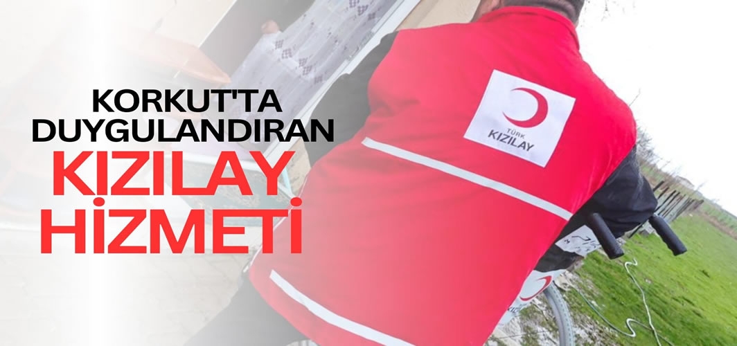 Yağmur çamur dinlemeden yardıma koştular: Korkut’ta duygulandıran Kızılay hizmeti