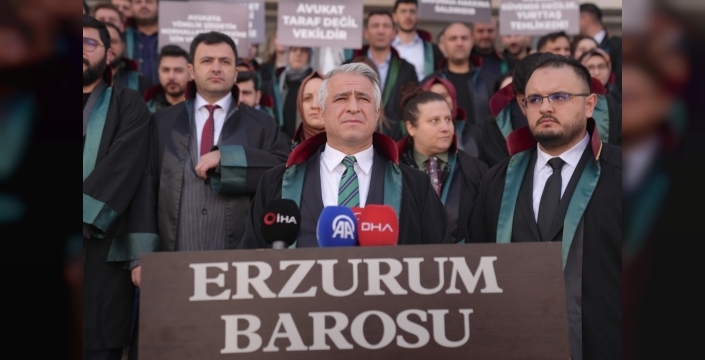 Adalet savunucularına yönelik şiddet dalgası: Erzurum Barosu'ndan sert tepki