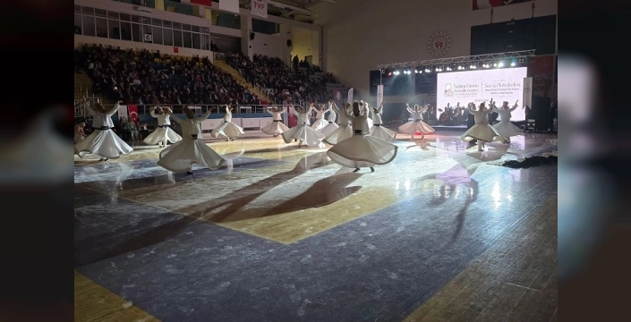 Afyonkarahisar'da Konya Büyükşehir Sema Topluluğu'ndan görkemli sema gösterisi