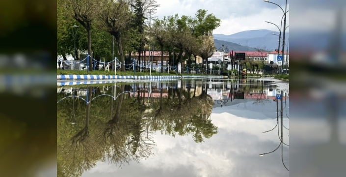 Bitlis'te sağanak yağış hayatı olumsuz etkiledi