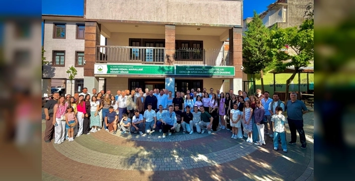 Bursa'da Rumeli camiasından coşkulu bayramlaşma etkinliği