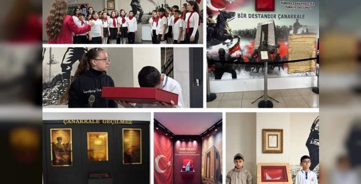 Çanakkale Şehitliği'ndeki al bayraklar, geleceğe emanet ediliyor