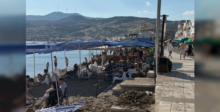 Çandarlı sahilleri 'işgal' altında mı? Vatandaş tepkili