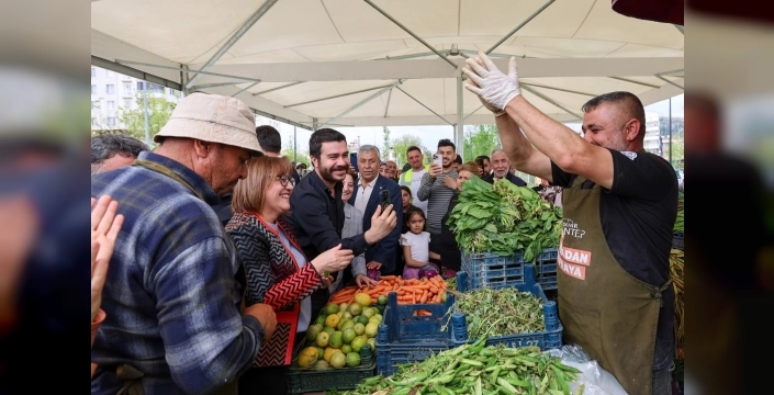 Gaziantep'te taze lezzetler sofralara taşınıyor: 'Haydi Tarladan Sofraya' pazarında yeni dönem