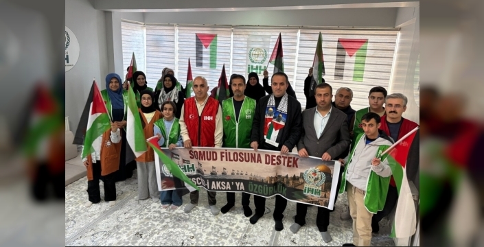 İHH Hakkari Şubesi'nden Sumud Filosu'na yapılan saldırıya sert kınama