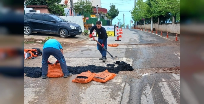 Kandıra Kumcağız sahil yoluna bakım çalışmaları başladı