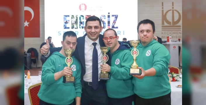 Keçiören'de engelsiz spor oyunları coşkuyla tamamlandı