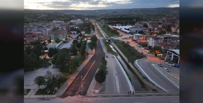 Köprübaşı, sıcak asfaltla modern yollara adım attı
