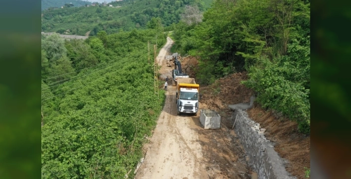 Ordu'da Kovancı Mahallesi için taş duvar önlemi hayata geçiriliyor
