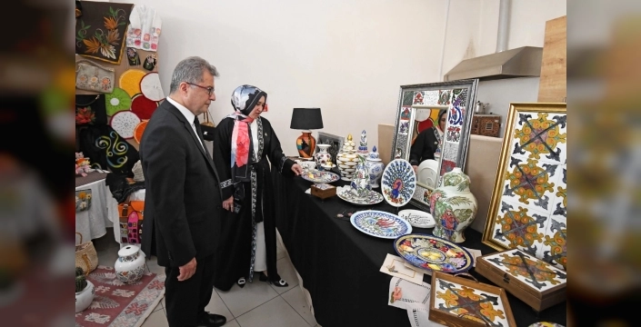 Osmangazi'den kadınlara ilham veren el emeği sergisi